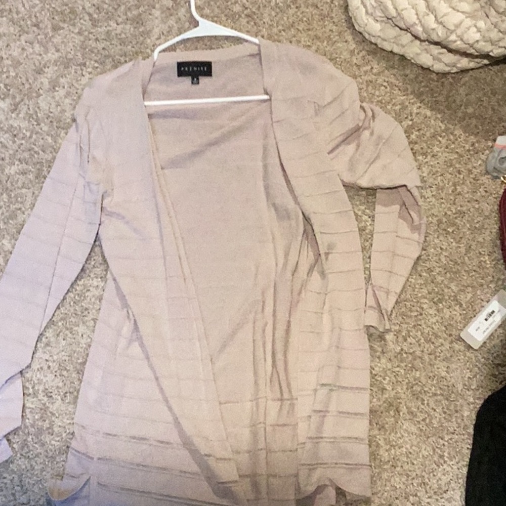 Tan cardigan size medium